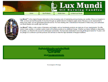 Tablet Screenshot of luxmundi.com