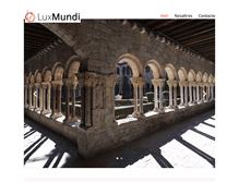 Tablet Screenshot of luxmundi.cat